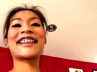 Swank Thai slut auditions for sex job