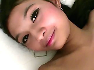 Skinny little Thai teen babe fucked and sucks cock