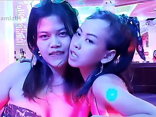 Thai Pattaya Bargirls French Kissing (October 10 2020, Pattaya)