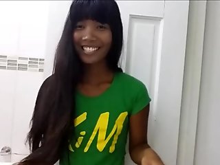 HD HE throat fuck me when laying down reverse and throatpie